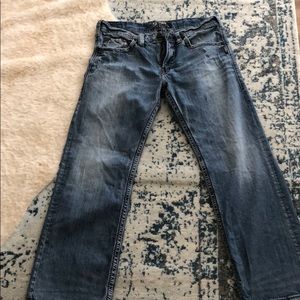 Men’s silver jeans